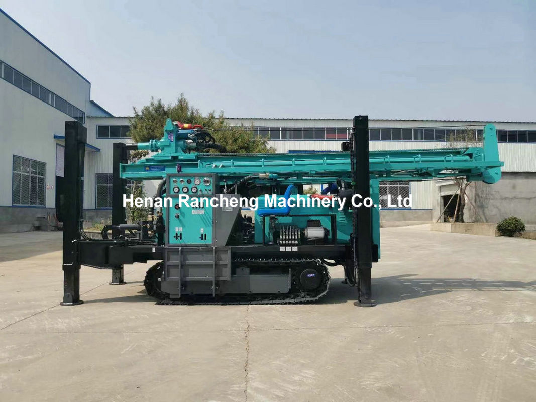 280m Crawler Bohrbohrmaschine mit Luftkompressor Wasserbohrgerät