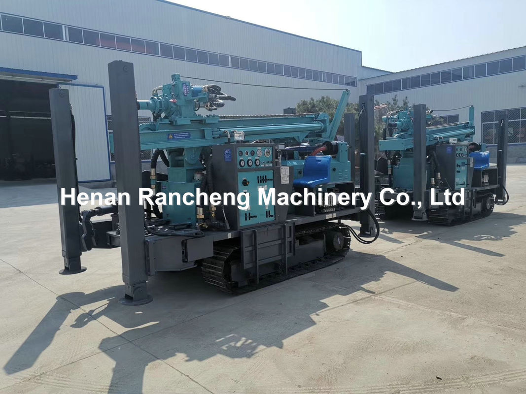 300m Bohrtiefe Wasserbrunnen Crawler Typ Bohrmaschine 85KW Yuchai Motor
