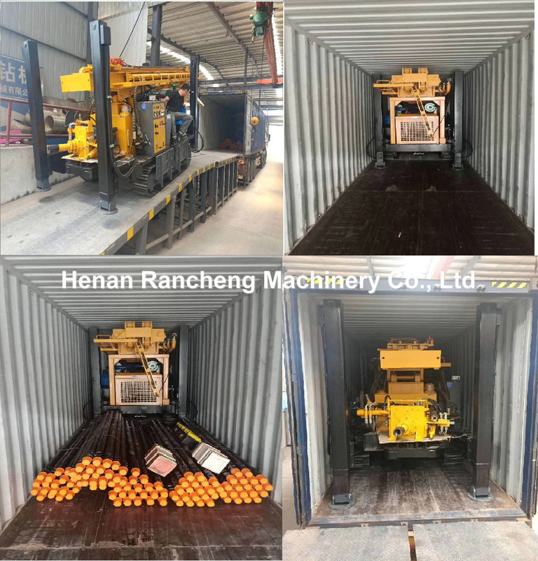 Wasserbohrmaschine für 800 m tiefe Bohrungen in allen Bodenarten