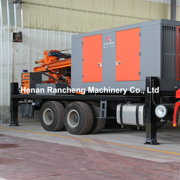 DTH-Lkw-Wasserbohrmaschine mit Luftkompressor für 200 m