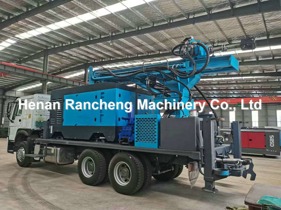 350m Tiefe Lastwagen montierte Bohrmaschine / Lastwagen montierte Wasserbrunnen-Bohrmaschine mit 6X4 HOWO Truck
