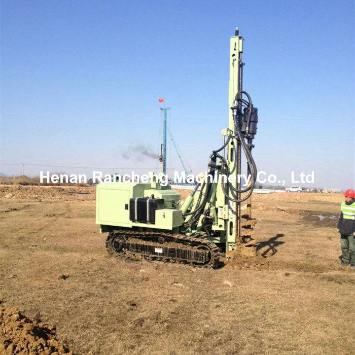 84 kW Solar-Pile-Treiber-Ausrüstung 20 - 100m Bohrtiefe 90 - 300mm Bohrdia