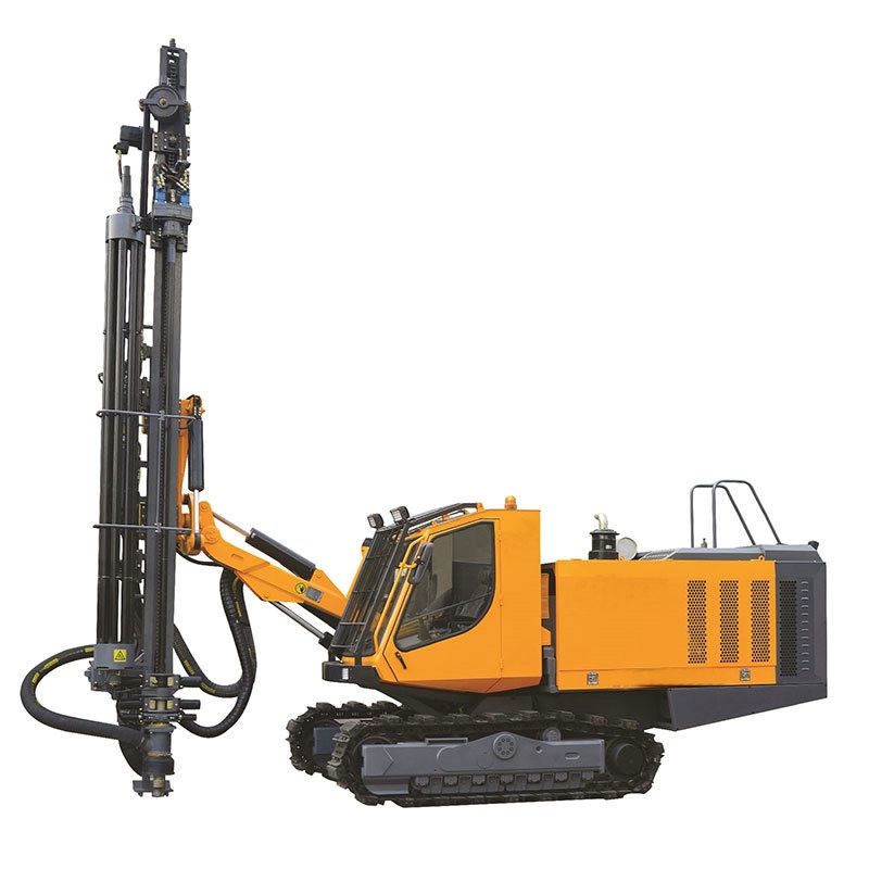Crawler-Typ Rock DTH Bohrmaschine 32m Bohrtiefe 242KW Cummins-Motor