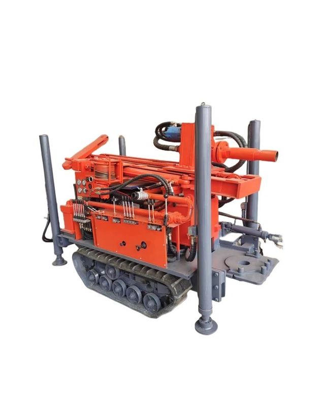 180 m Tiefe Wasserbohrmaschine 77,3 kW Motor Crawler Wasserbohranlage