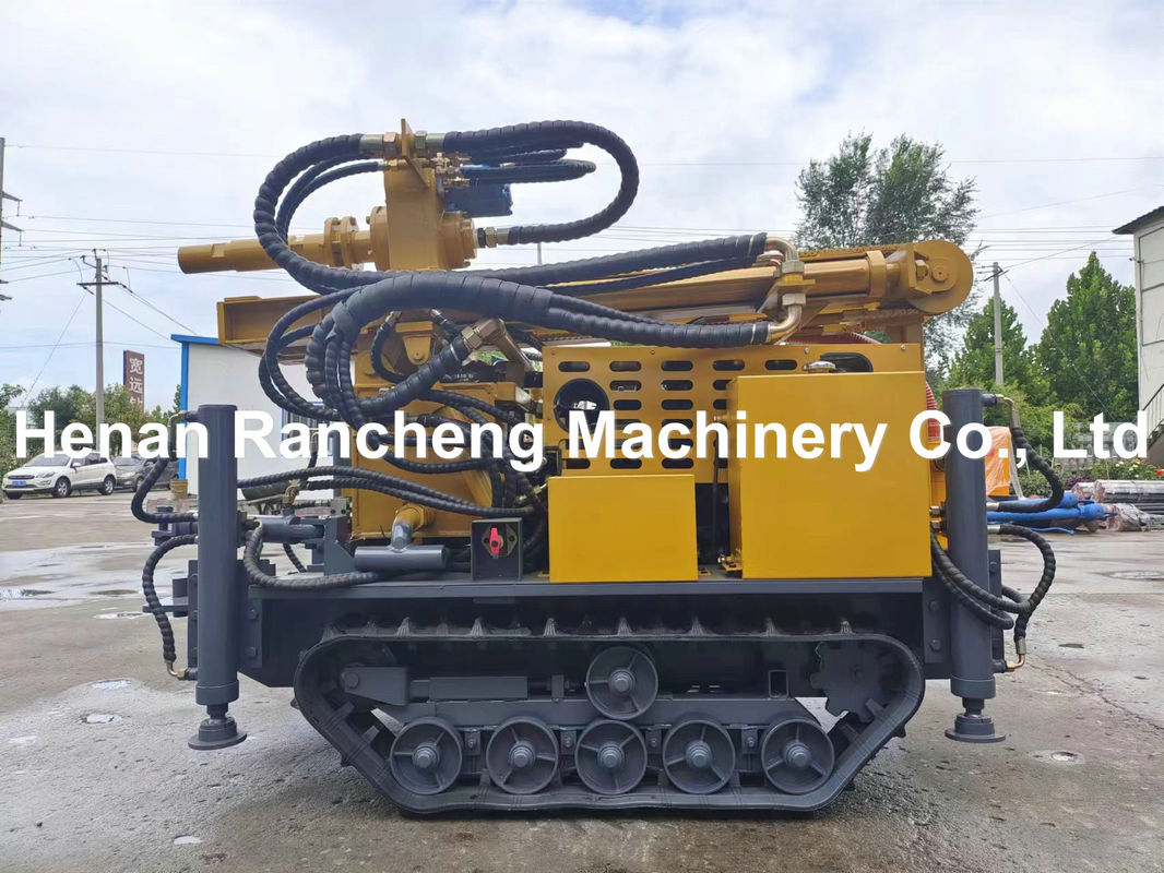 Mini-Portable Crawler Wasserbohrmaschine mit Schlammpumpe und Luftkompressor