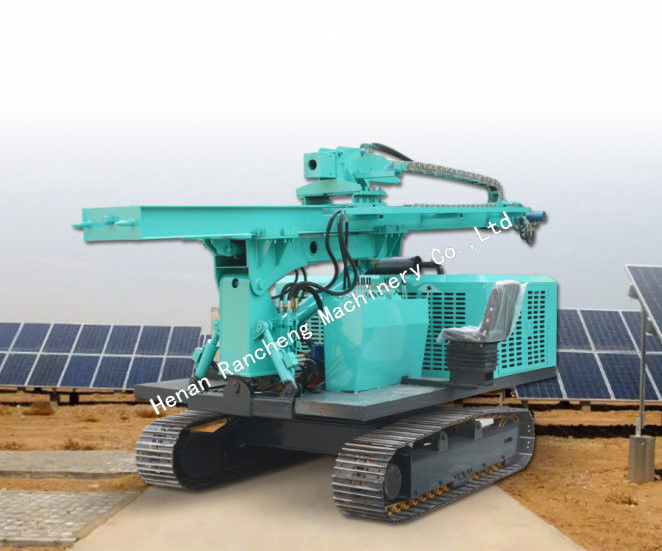 Bodenbearbeitung Photovoltaik-Hydraulik-Crawler-Solarstapel-Treiber RC240Y Hydraulik-Ramming-Solarstapel-Maschine