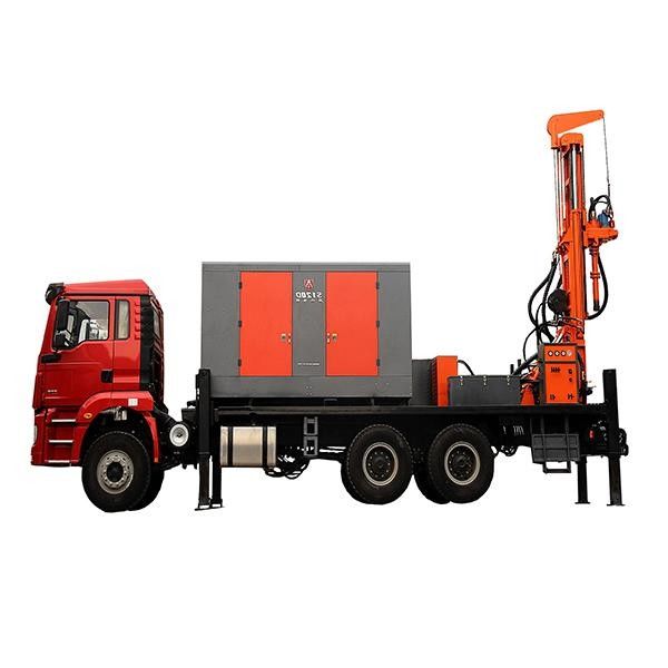 200m Bohrtiefe Wasserbohranlage 118HP Cummins 115 - 350mm Bohrfläche
