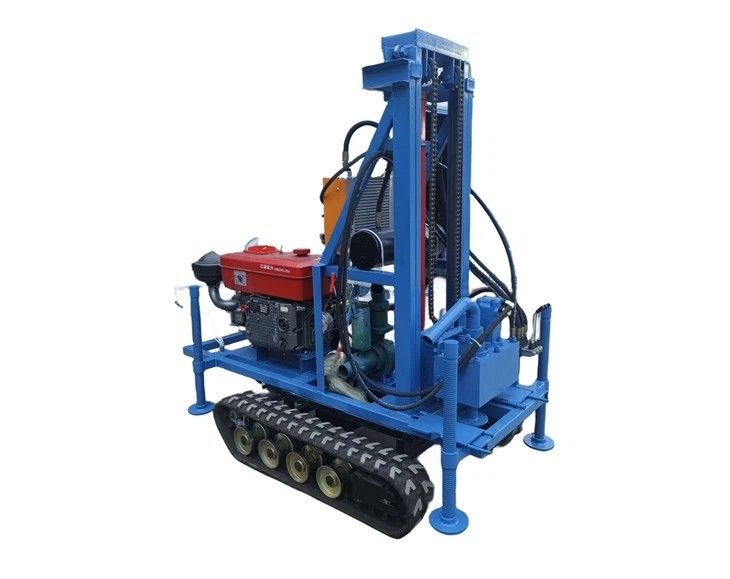 Krawler-Typ Tragbare Wasserbohrmaschine 150m Tiefe 1500mm Bohrlänge