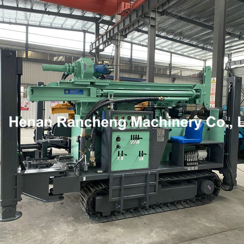 300 m Tiefe 350 mm Durchmesser Wasserbrunnen Crawler-Typ Bohrmaschine mit voller hydraulischer Steuerung