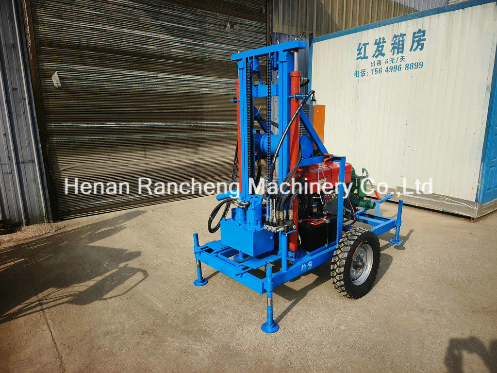 150m Bohrtiefe Portable Wasserbohrmaschine mit 450mm Bohrloch Durchmesser