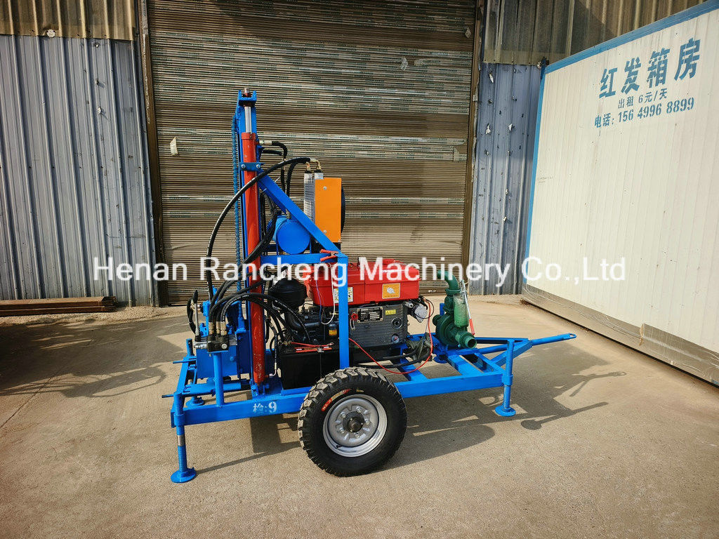 150m Bohrtiefe Portable Wasserbohrmaschine mit 450mm Bohrloch Durchmesser