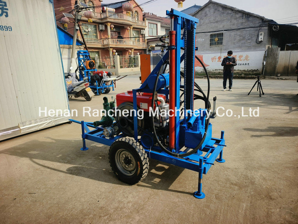 150m Bohrtiefe Portable Wasserbohrmaschine mit 450mm Bohrloch Durchmesser
