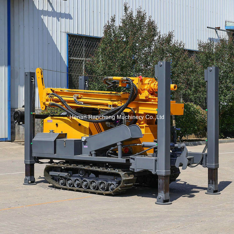 Hochleistungs 200m Tiefe Crawler Wasserbohranlage mit 58KW YuChai Dieselmotor