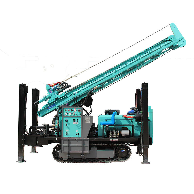 280m Crawler Bohrbohrmaschine mit Luftkompressor Wasserbohrgerät