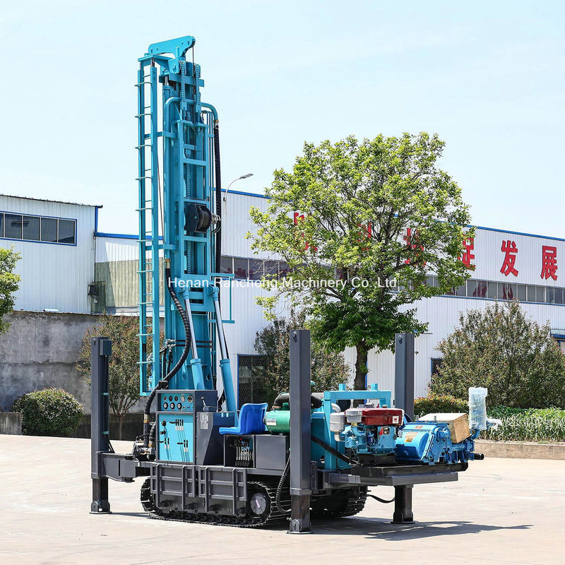 Effizienz und Zuverlässigkeit Tiefe 350 m Crawler-montierte Wasserbohrmaschine mit 91 kW Yuchai-Motor