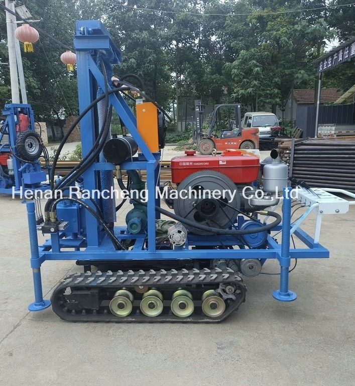 Hocheffiziente, leichte, kleine, tragbare Wasserbohranlage von 160 m mit 35 PS-Motor