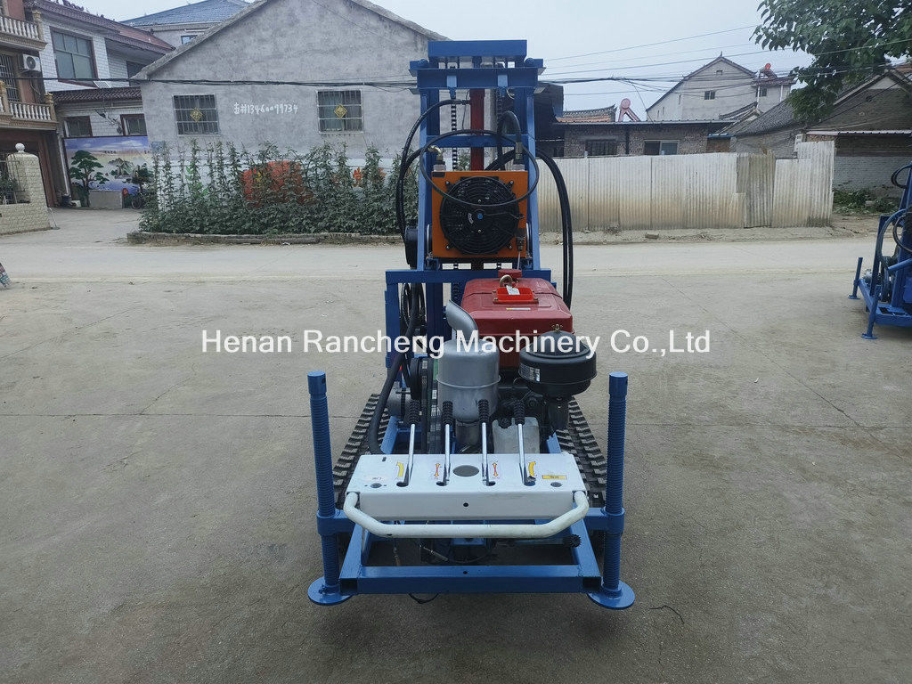 Hocheffiziente, leichte, kleine, tragbare Wasserbohranlage von 160 m mit 35 PS-Motor
