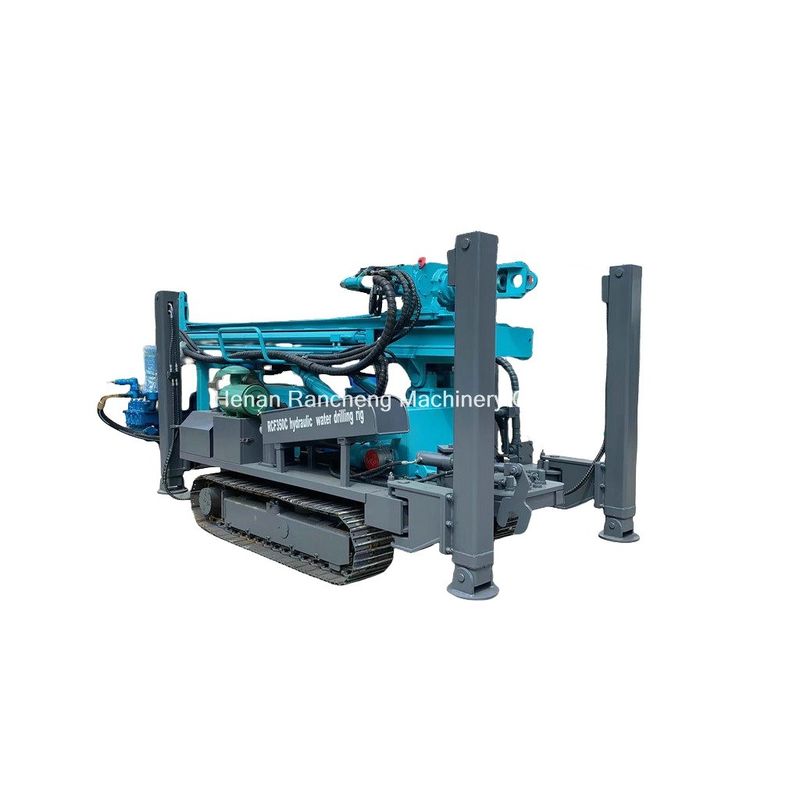 Effizienz und Zuverlässigkeit Tiefe 350 m Crawler-montierte Wasserbohrmaschine mit 91 kW Yuchai-Motor