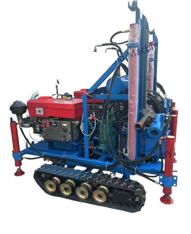 Hocheffiziente, leichte, kleine, tragbare Wasserbohranlage von 160 m mit 35 PS-Motor