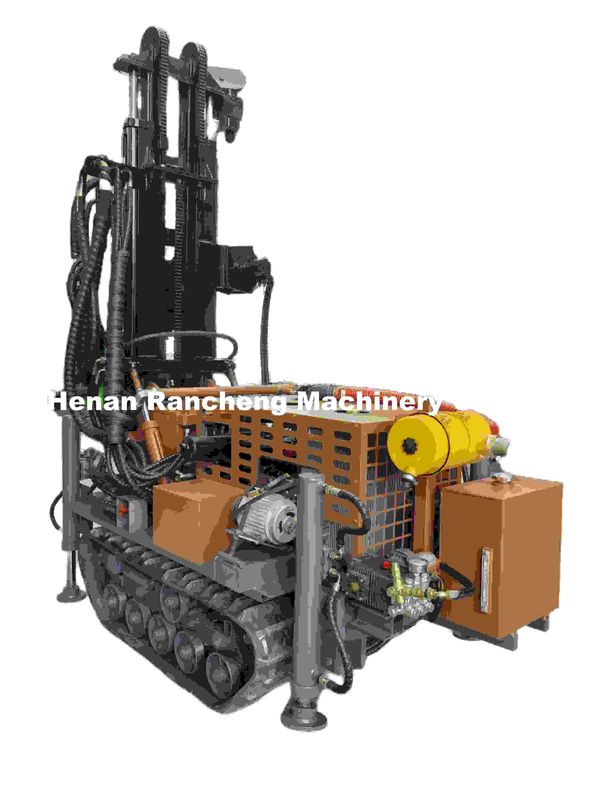 150m tiefe Mini-Portable Crawler Wasserbohrmaschine für Wasserbohrprojekte