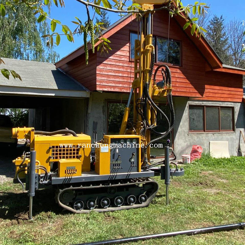 Hohe Bohreffizienz 150 m Tiefe Diesel Hydraulik Bohrgerät Berg und Fels Wasser Bohrgerät Maschine