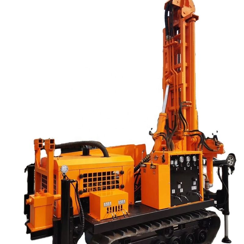 Hohe Bohreffizienz 150 m Tiefe Diesel Hydraulik Bohrgerät Berg und Fels Wasser Bohrgerät Maschine