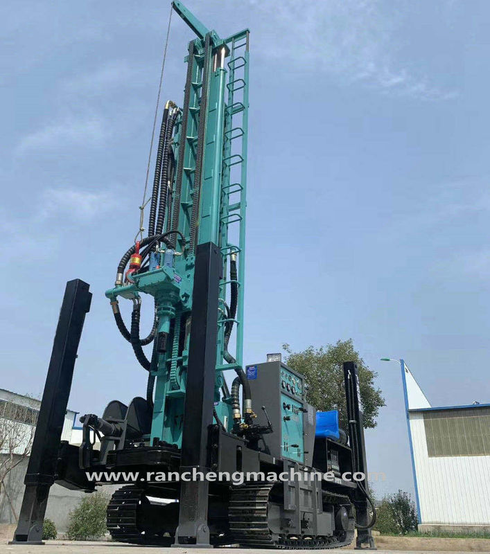 280m Tiefe Felsbohrmaschine Luft DTH Wasser Bohrloch Bohrgerät