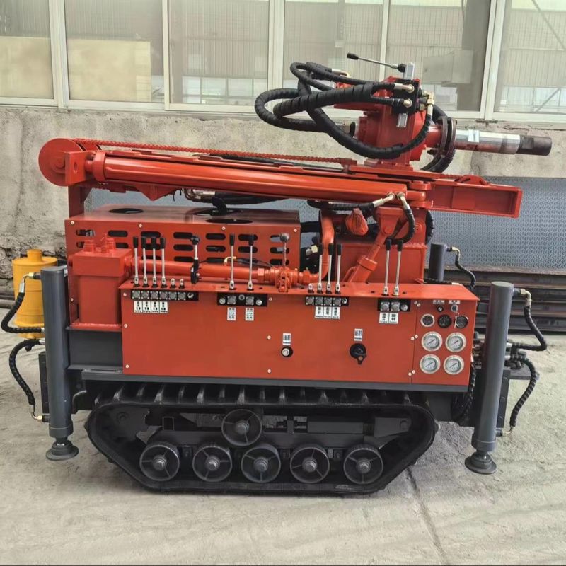 Crawler Mini-Typ Kleinere Wasserbohranlage für die Felsbohrung