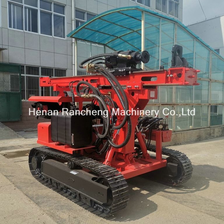 RC130Y Micro Pile Rig 400mm Bohrungsdurchmesser Wasserbrunnen Auger Pile DTH Bohren
