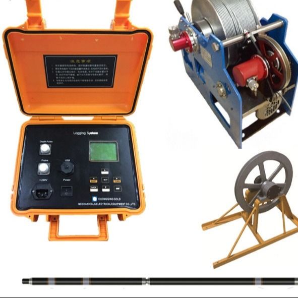 300m RCQ-2D Bohrloch-Logging-Ausrüstung mit JMZD-2D Sidewall Density Gamma-Sonde