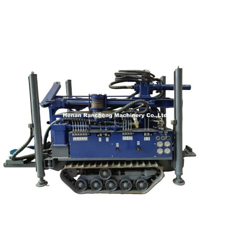 Tiefe 180m Mini Crawler Bohrbohrmaschine mit 77,3 kW Dieselmotor