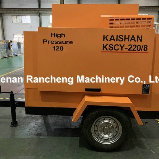 KSCY220/8 Luftkompressor 75 PS Dieselmotor Schrauben tragbare Luftkompressoren