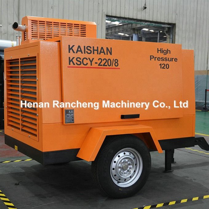 KSCY220/8 Luftkompressor 75 PS Dieselmotor Schrauben tragbare Luftkompressoren