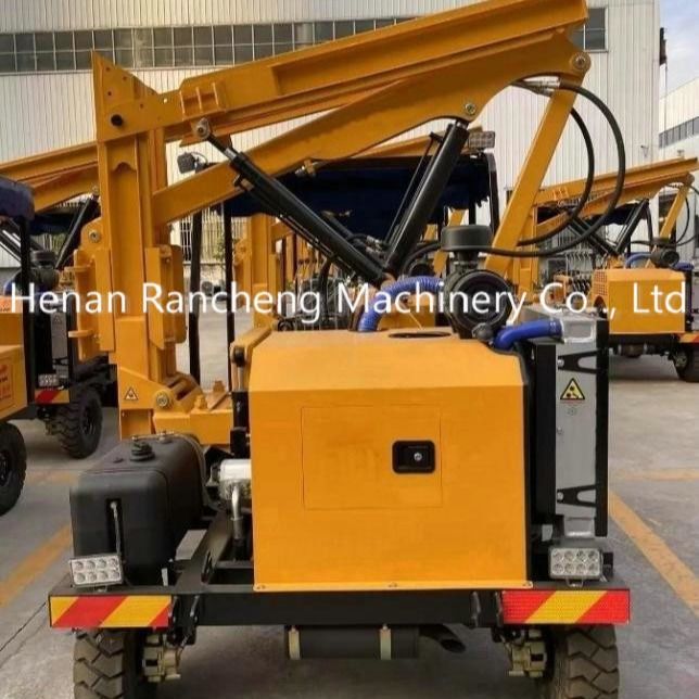 Solar-Pile-Treiber mit 39 kW Motor für 170 cm Tiefe und 2,8 Tonnen Fahrzeuggewicht