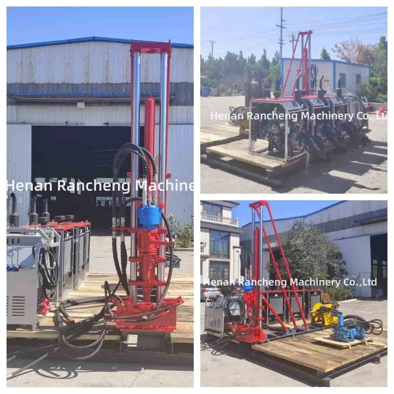 Steinkohlenbergbau Exploration Raise Bohrmaschine RCK400P Voll hydraulische tragbare kleine Tiefwasser Bohrwerk Kern Bohrgerät