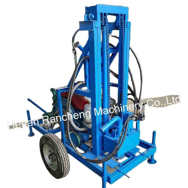150 m tiefe hydraulische Wasserbohrmaschine mit Schlag- und Drehmaschine