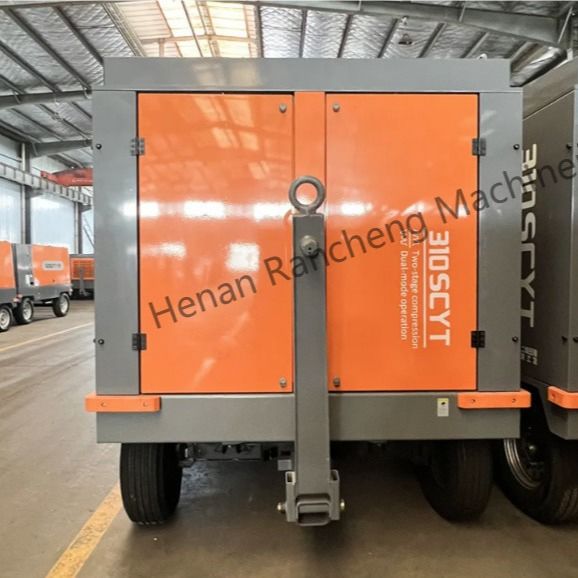 310SCYT 1178 Cfm Tragbare Schraubluftkompressor mit 4 Rädern für Wasserbrunnen