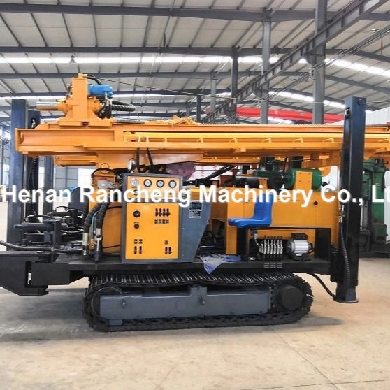 Hydraulisches Bohrloch Wasserbohrgerät 680m Crawler-montierte Maschine mit 154KW Cummins-Motor