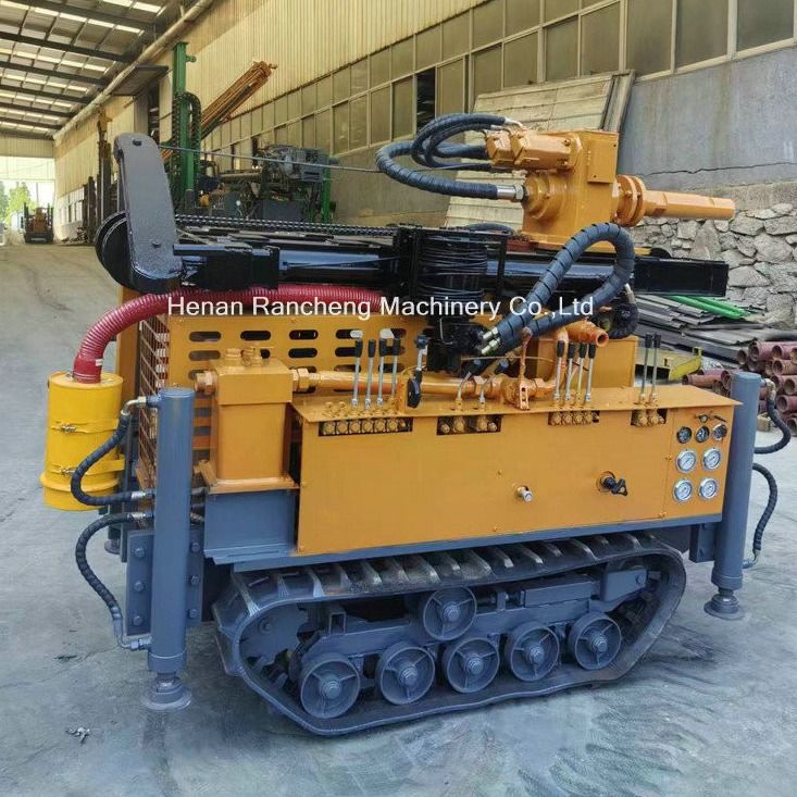 180 m Pneumatisches Wasserbohrgerät Multifunktions-Crawler-Bohrgerät mit 55 kW Quanchai Diesel
