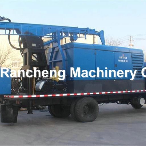 200 m tiefwasserbrunnenbohranlage mit 118 hp Cu-mmins für 115-350 mm bohrung