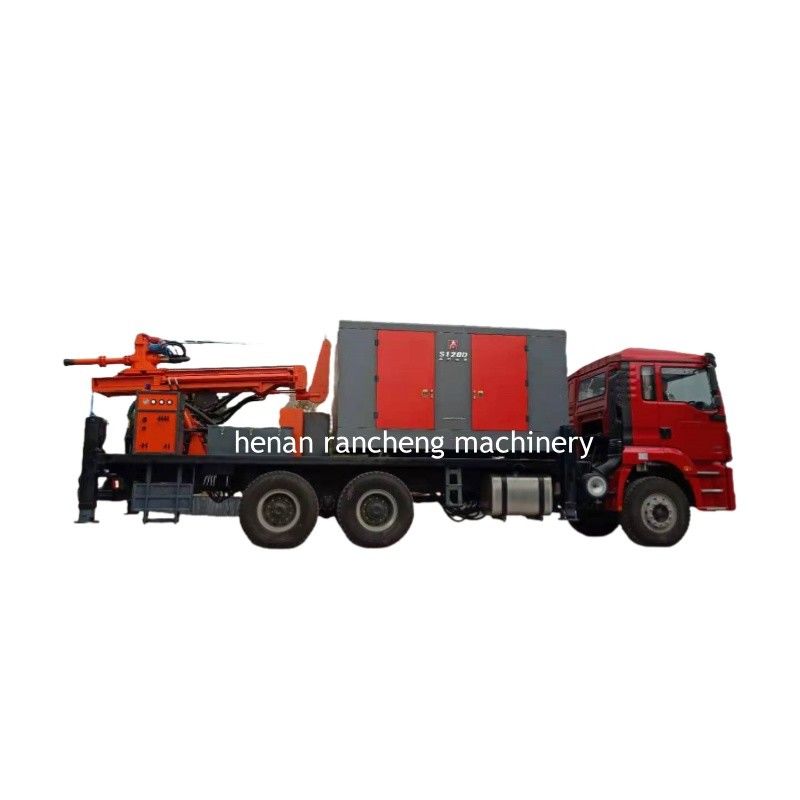 DTH-Lkw-Wasserbohrmaschine mit Luftkompressor für 200 m