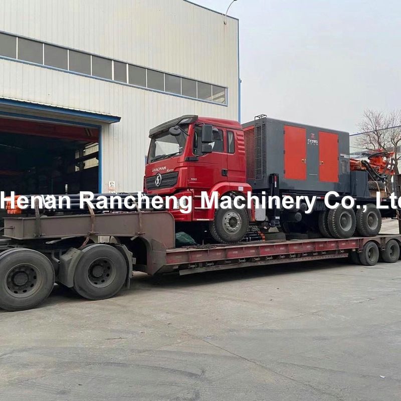 DTH-Lkw-Wasserbohrmaschine mit Luftkompressor für 200 m