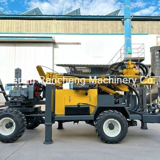RCF220W 220m 4 Räder Fahrzeug Montierte Wasserbohranlage zum Verkauf Portable Bohrbrunnen