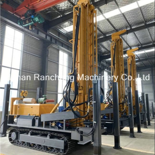 Dieselmotor Mehrfunktions-Wasserbohranlage Crawler-Maschinen mit 118 kW Yuchai-Motor