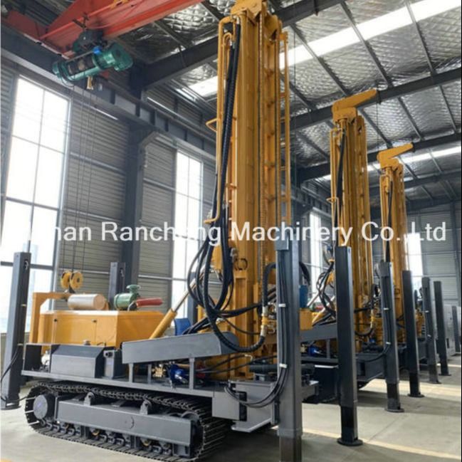RCF500C Crawler montierte hydraulische Wasserbohranlage 500m hydraulische tragbare Bohrmaschine