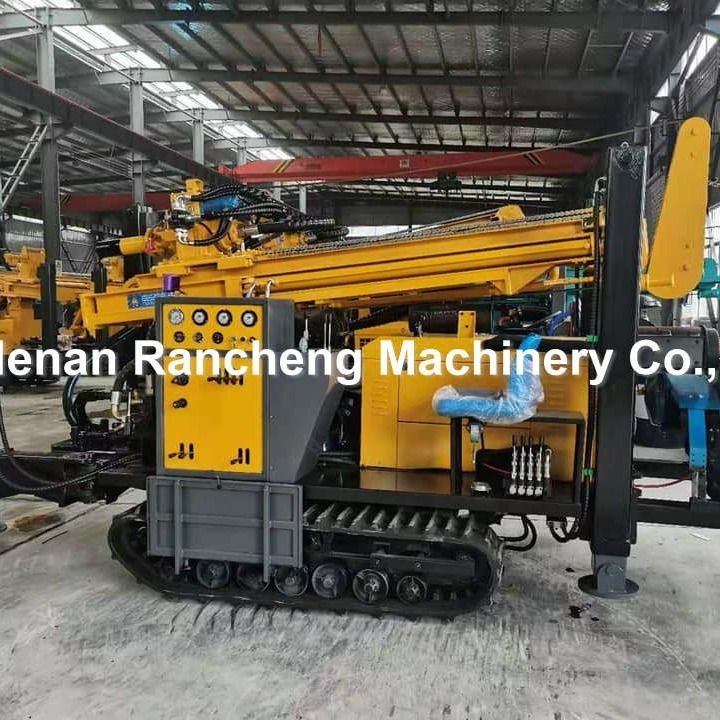 200m Crawler Dieselmotor Wasserbohrmaschine Bohrloch Bohrgerät
