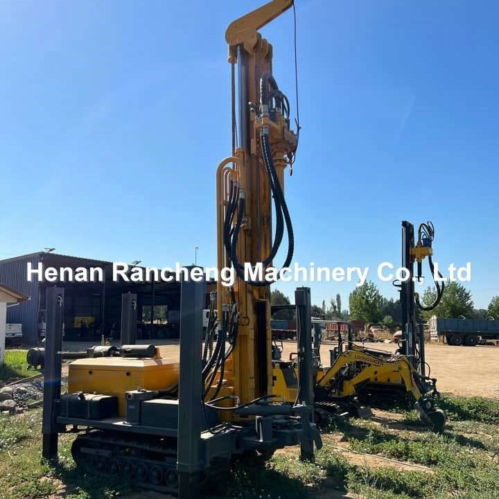 200m Crawler Dieselmotor Wasserbohrmaschine Bohrloch Bohrgerät