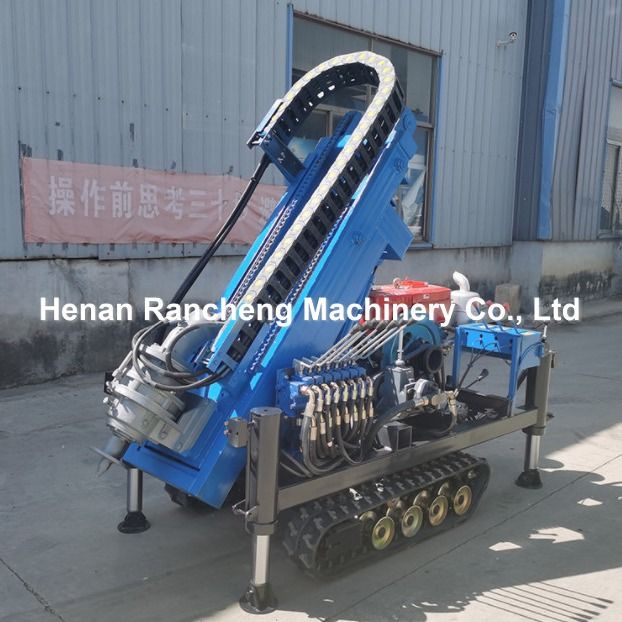 1.2T 30m 30PS Motor Power Crawler Solar Pile Drive mit 4 hydraulischen Beinen