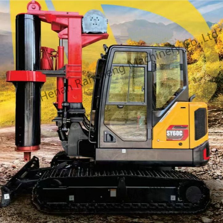 Mini-Rotation Pile Drilling Rig für 10m Tiefe 1000mm Durchmesser Kleine Piling-Maschine