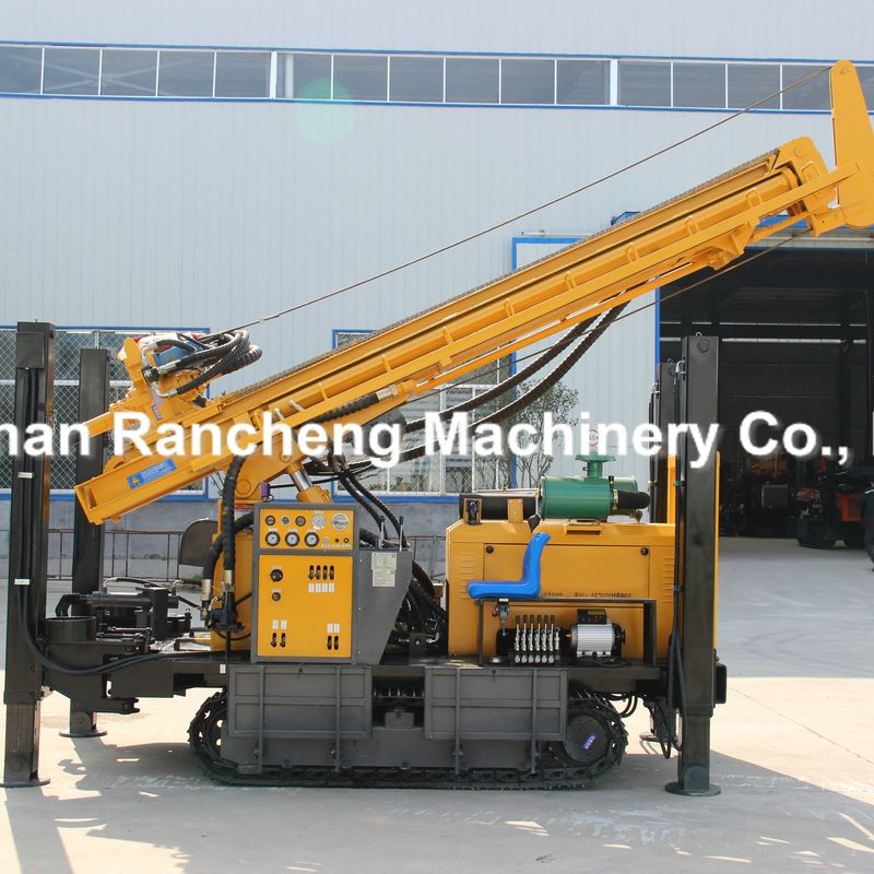 Hydraulisches Bohrgerät 350m Crawler Wasserbohrgerät DTH Bohrgerät zum Verkauf
